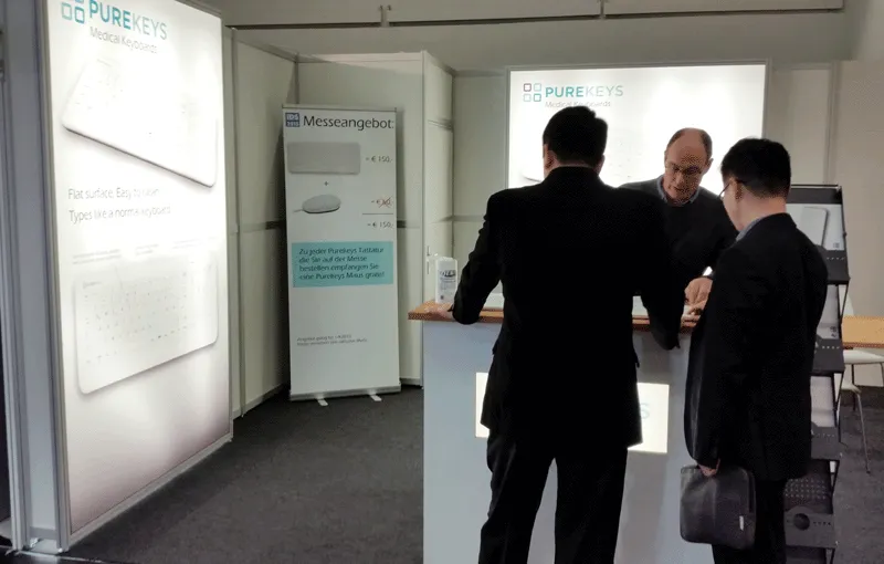 Hygienetastatur Purekeys auf der IDS 2015 – Danke an alle Besucher!
