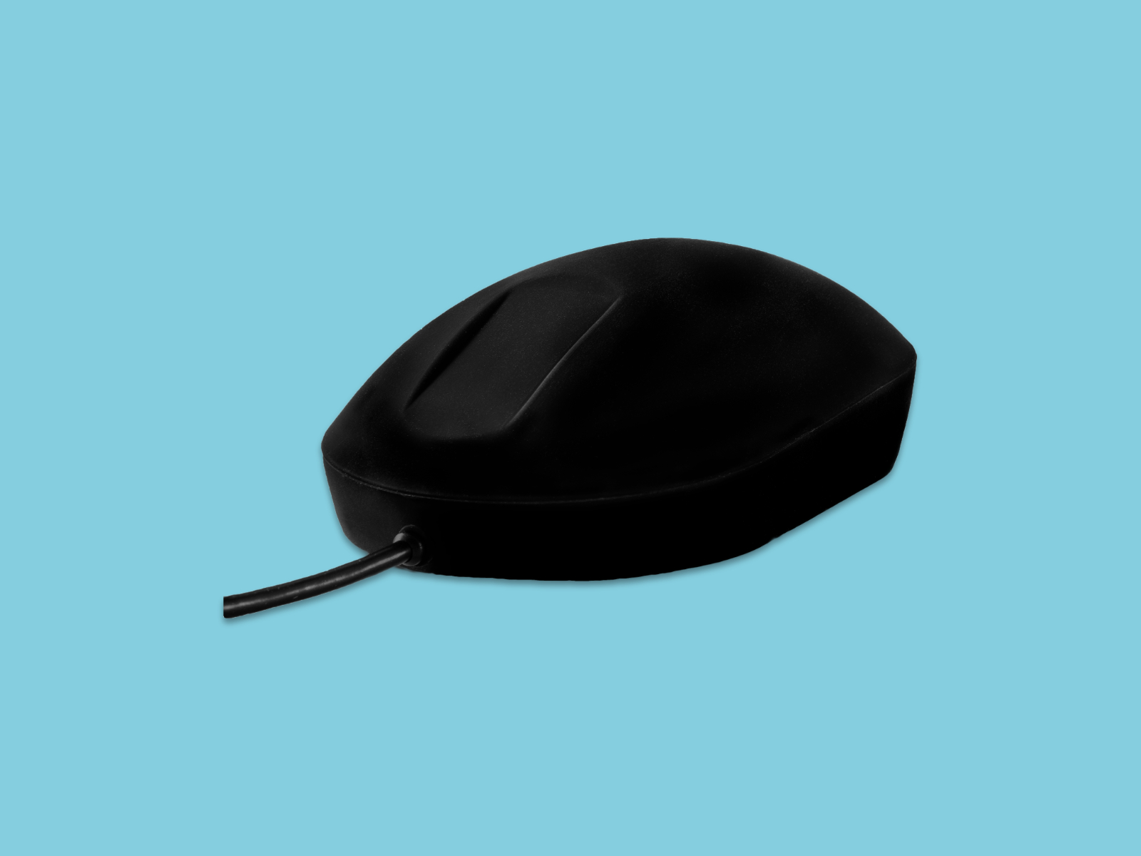 Purekeys Hygienemaus 40265 – USB-Kabel, schwarz, Touch-Scroll – Bild 2