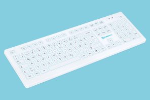 Purekeys Hygienetastatur 500 – Standardbreite, kabellos